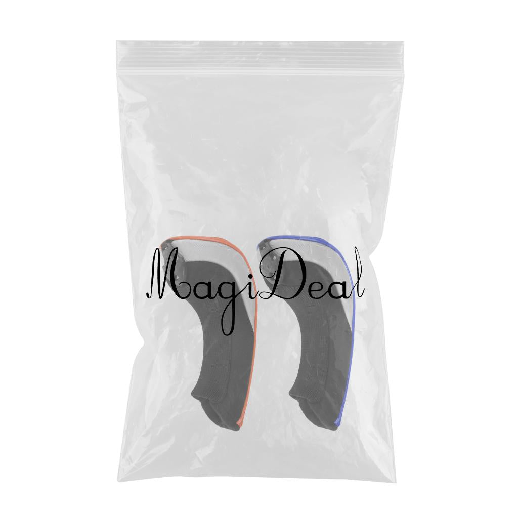 2pcs Golf Hybrid UT Club Rescue Head Cover Headcover Orange & Blue