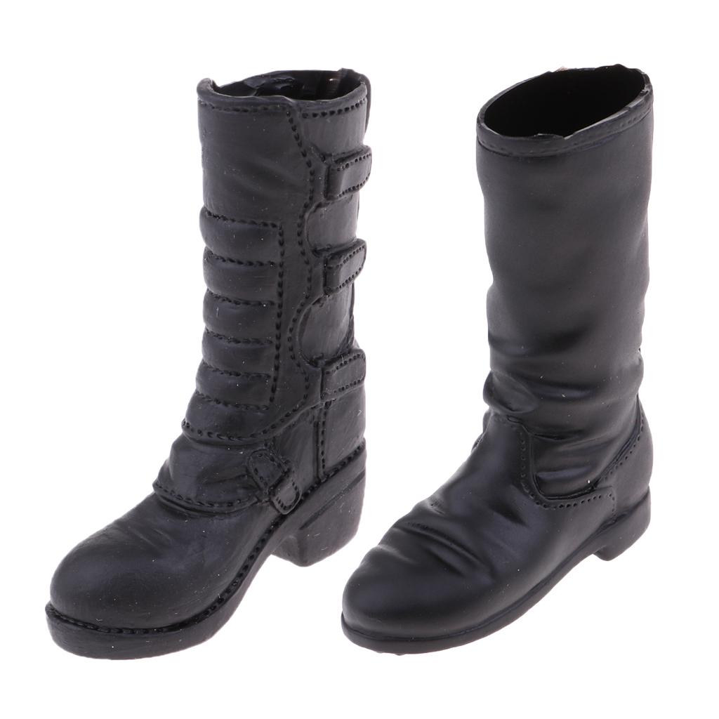 1/6 Scale Women Soldier Mid-calf Boots for 12'' Action Figures Accessory