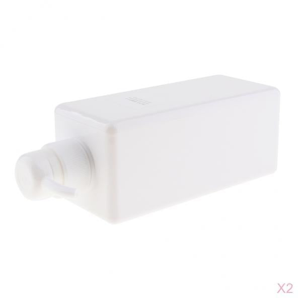2Pcs Foaming Soap Dispenser Cosmetic Containers Bottle White 650ml