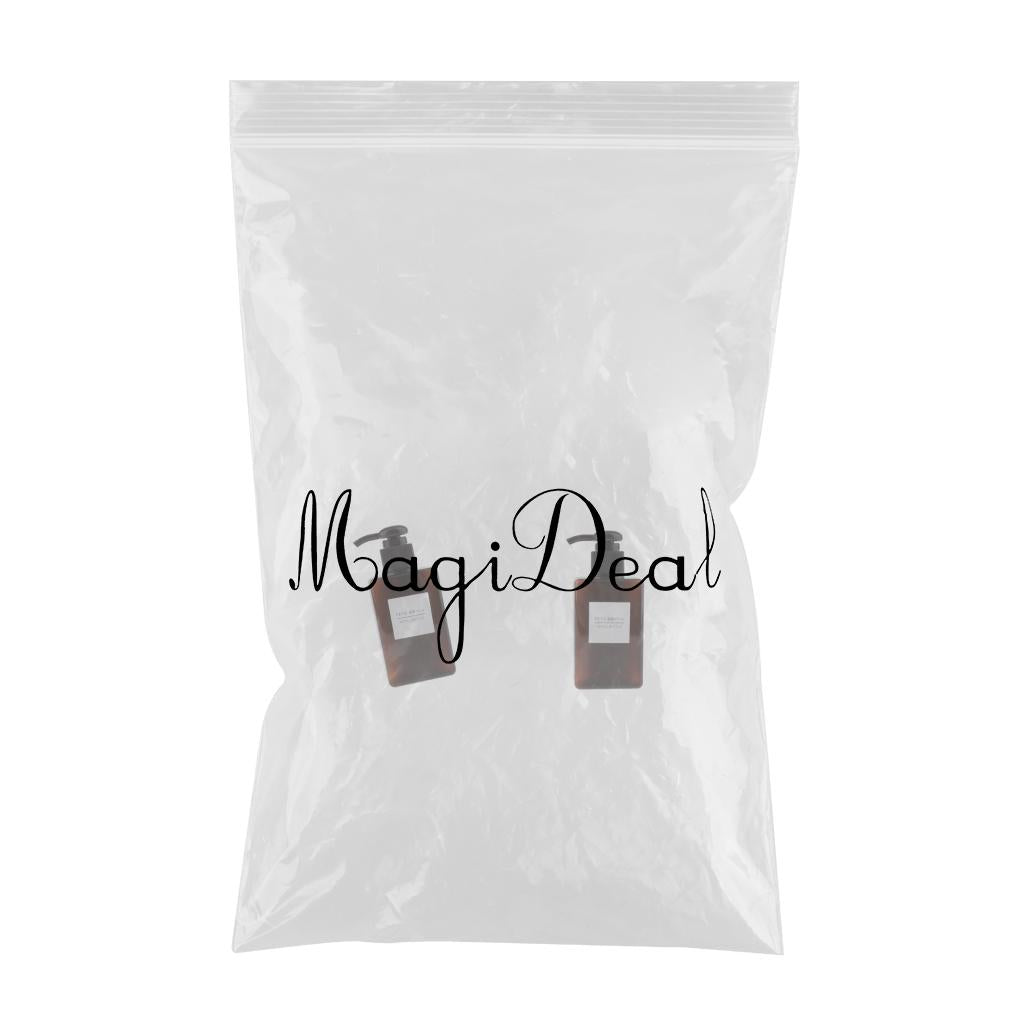 2Pcs Foaming Soap Dispenser Cosmetic Containers Bottle Brown 150ml