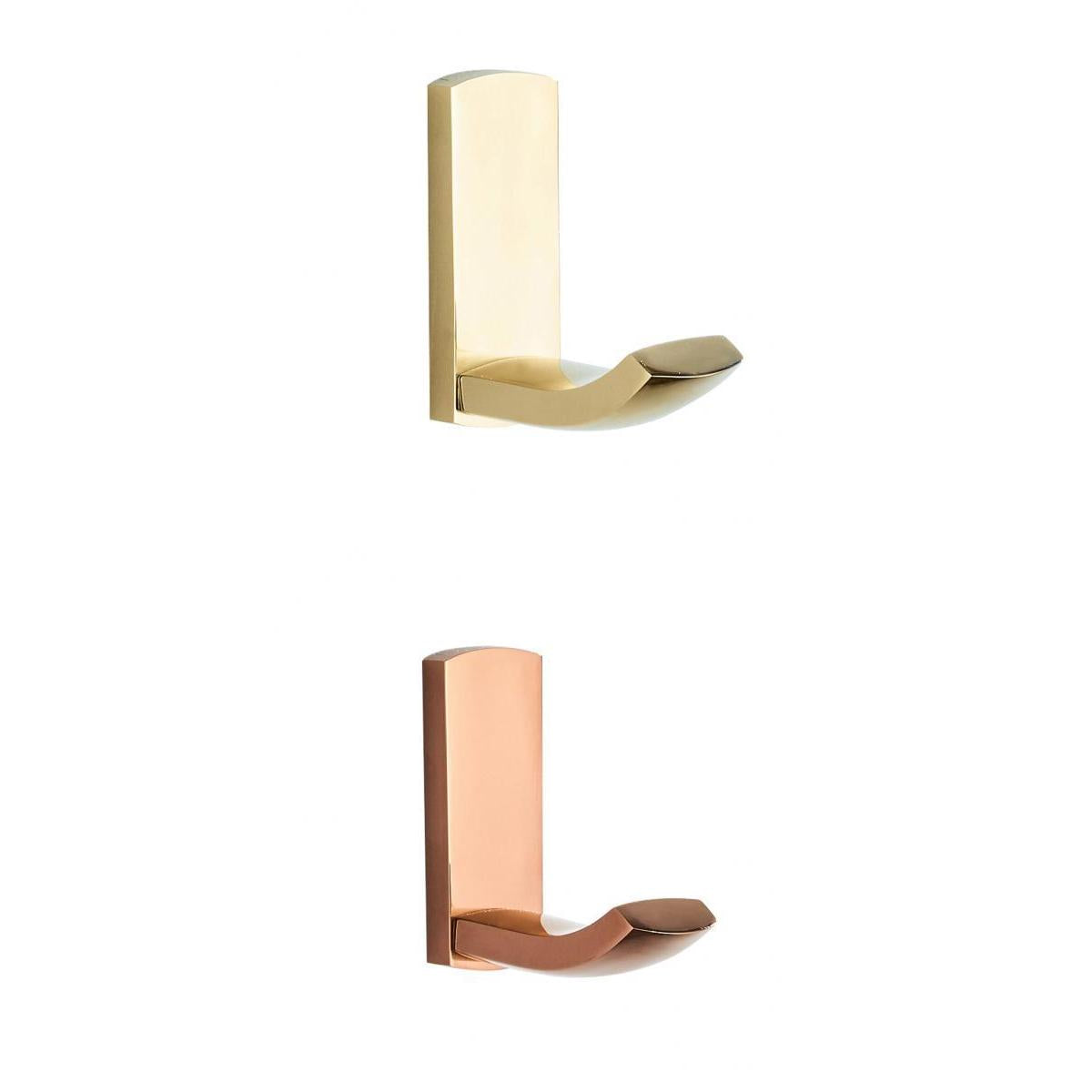 2Color Brass Bathroom Wall Mounted Towel Rack Coat Hat Hook Hanger