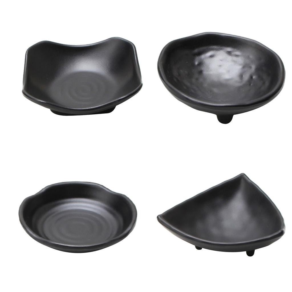 4Pcs Japanese Sushi Sauce Dipping Bowl Snacks Nuts Plate Butter Dish Tray C