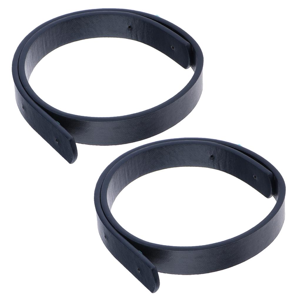 2 Pieces Detachable Repalcement Handbag Handle Bag Belt DIY Accessories Navy