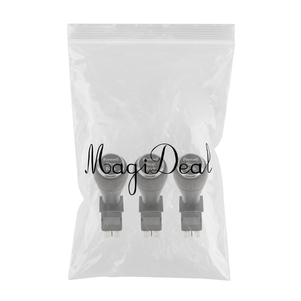 6Pin 3Position Joystick Switch Replacement Car Putter Switches Push Rod x3