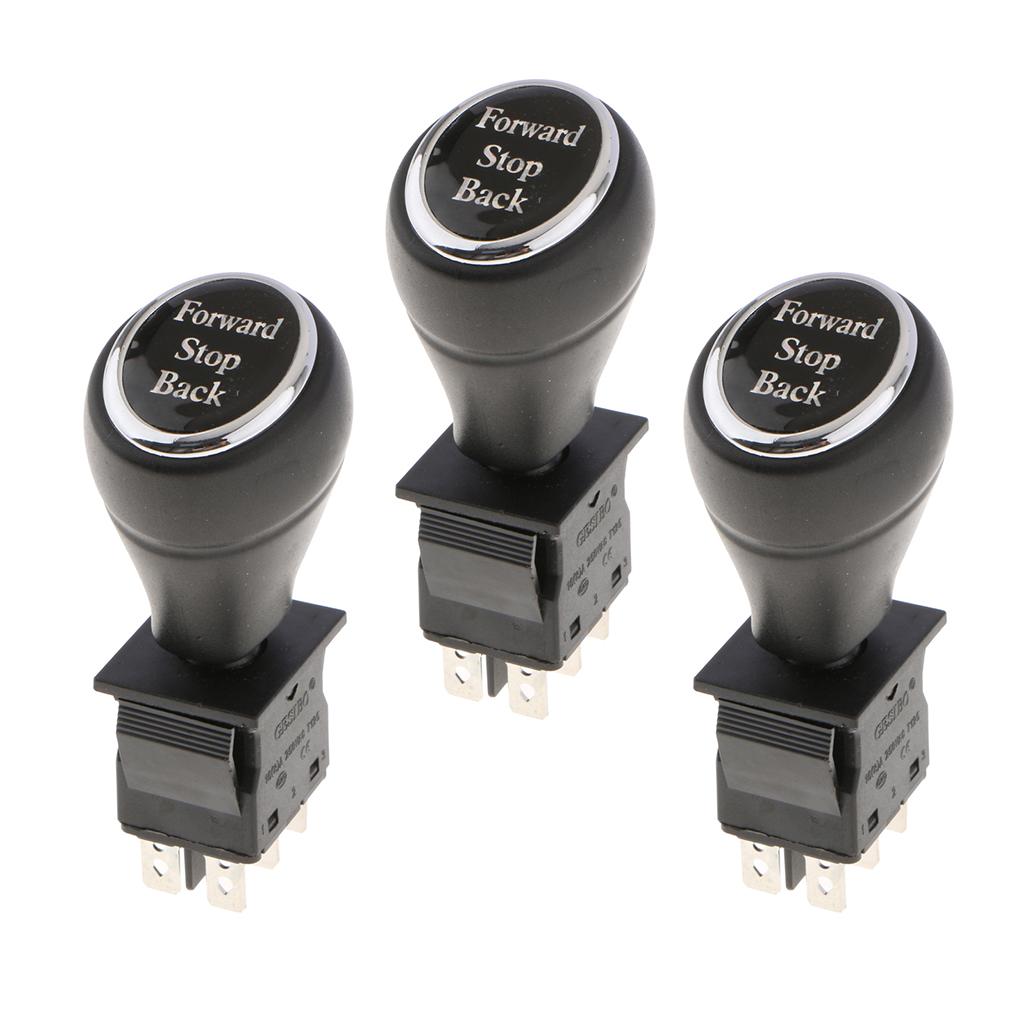 6Pin 3Position Joystick Switch Replacement Car Putter Switches Push Rod x3