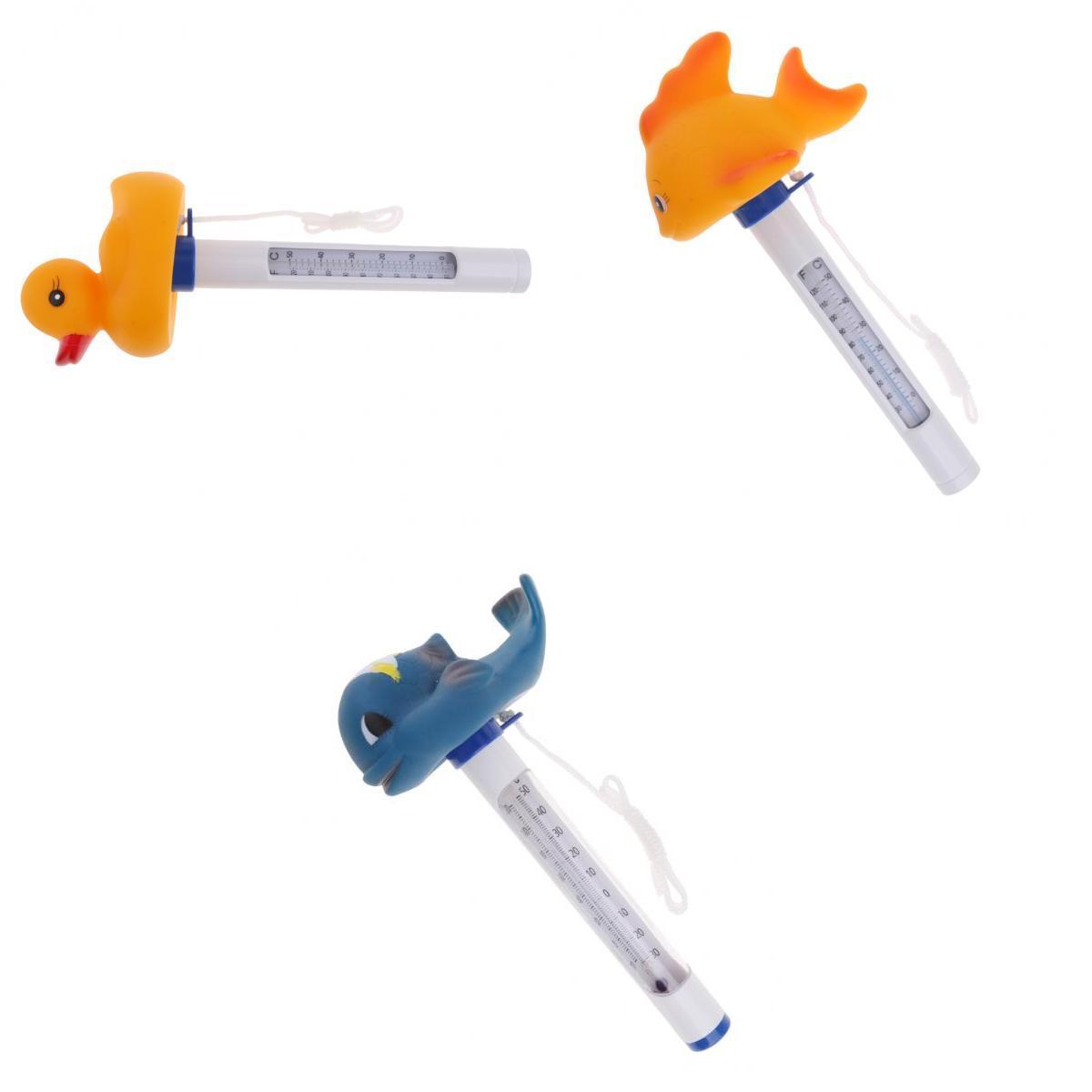 3Pcs Pool&Spas Thermometer Floating Swimming Water Temperature with Rope