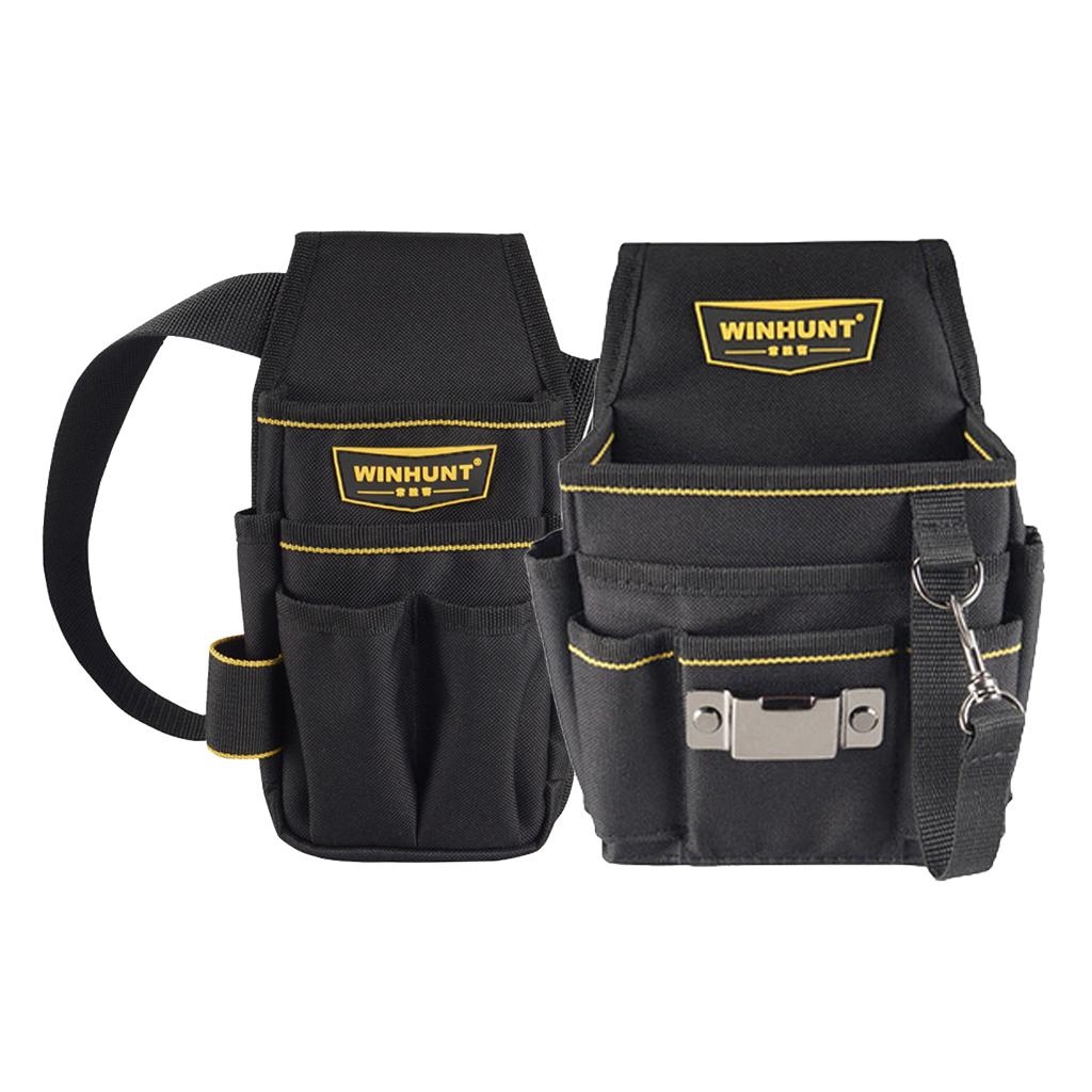 2Pcs Electrical Tool Bag Waist Hanging Belt Holder Storage Tote Pockets