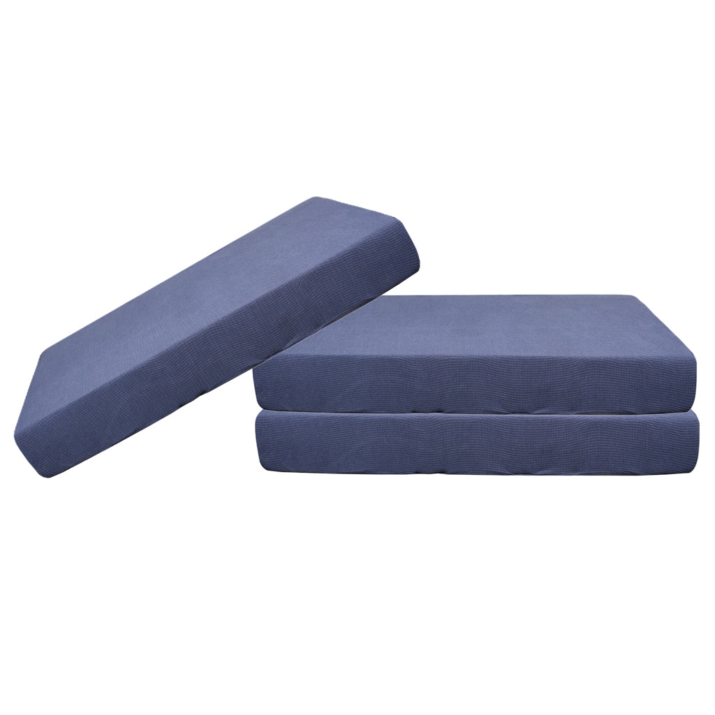 2/3/4pcs Stretch Spandex Jacquard Sofa Seat Cushion Covers Dark Grey-3pcs