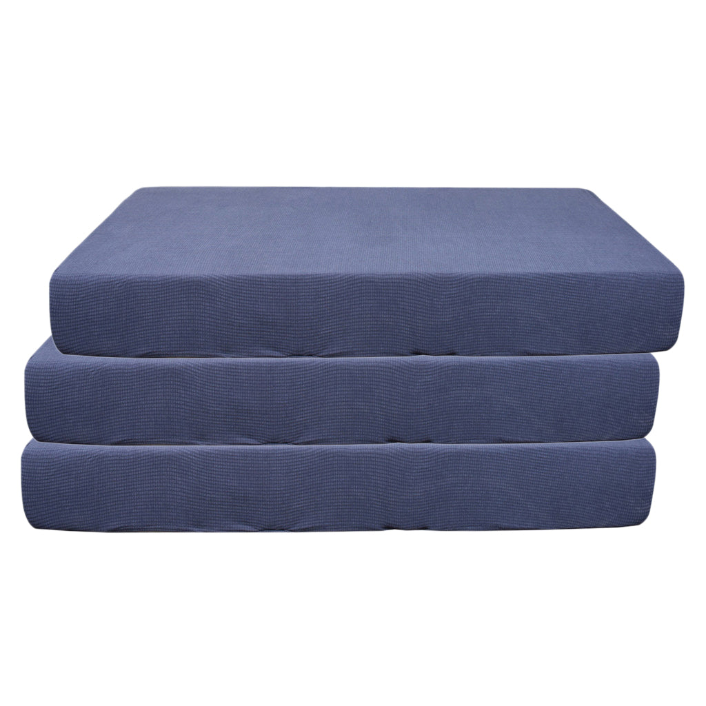 2/3/4pcs Stretch Spandex Jacquard Sofa Seat Cushion Covers Dark Grey-3pcs