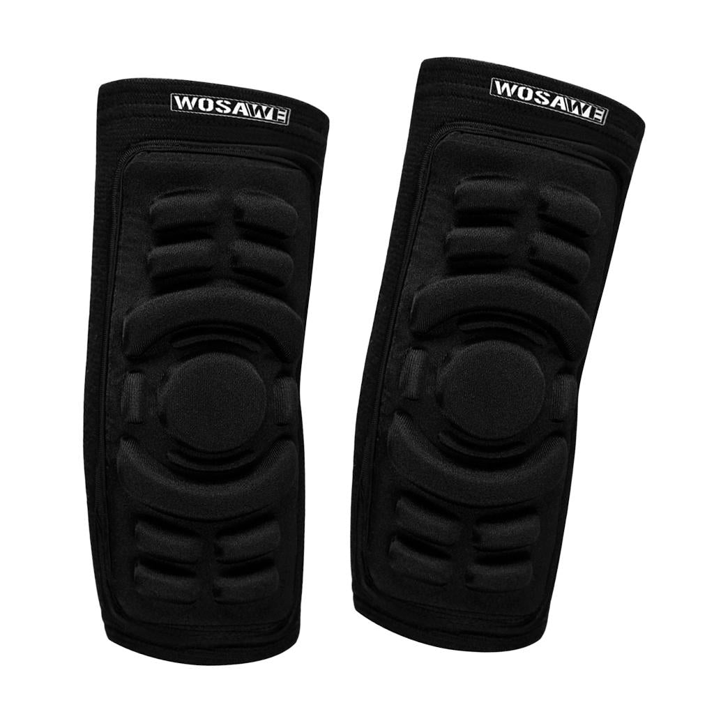 2x Elastic Elbow Pads Skating Cycling Sports Arm Sleeve Elbowpad Protector