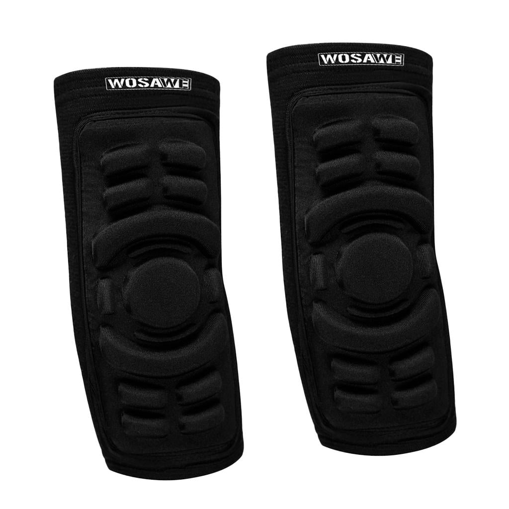 2x Elastic Elbow Pads Skating Cycling Sports Arm Sleeve Elbowpad Protector
