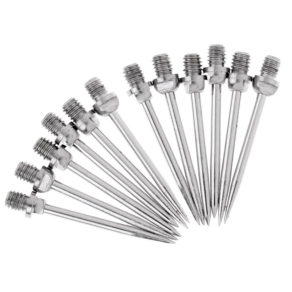 12 Pieces Harrows Darts Steel Tips Conversion Dart Tip Points 2BA Silver
