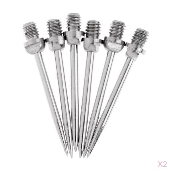 12 Pieces Harrows Darts Steel Tips Conversion Dart Tip Points 2BA Silver