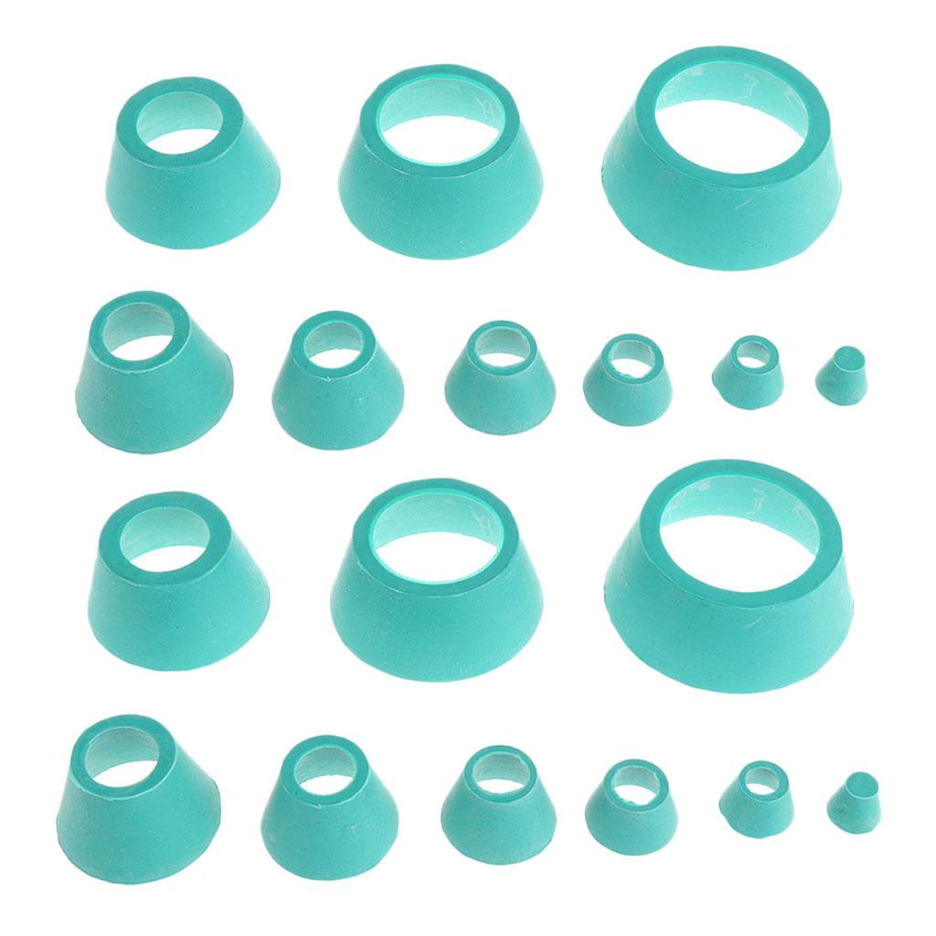 2 Set Filter Adapter Cone Rubber Stopper Buchner Funnel Flask Filtration Set