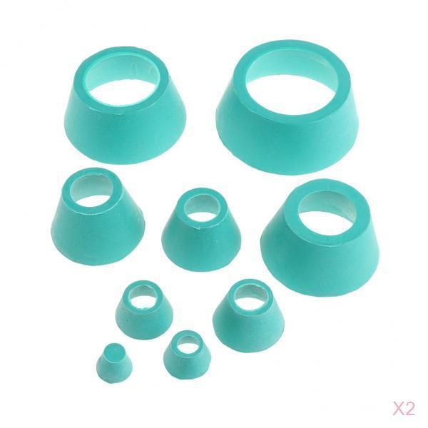 2 Set Filter Adapter Cone Rubber Stopper Buchner Funnel Flask Filtration Set