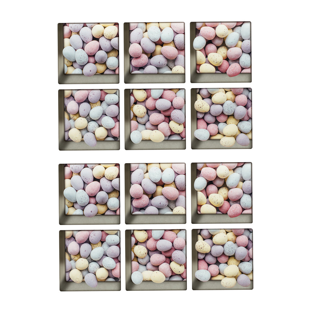 12pcs 3D Effect Non Slip and Waterproof Bathtub Sticker Stone Pattern