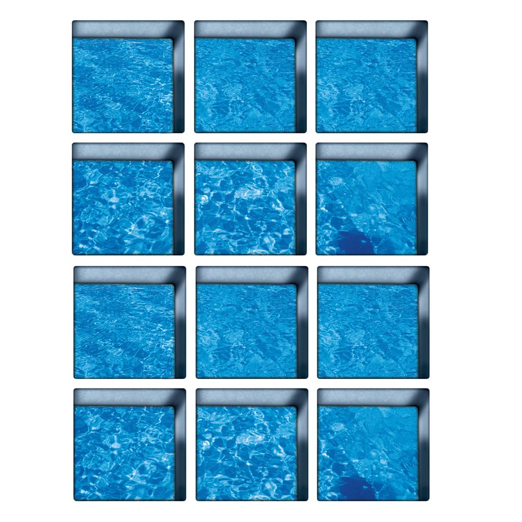 3D Effect Anti Slip Waterproof Bathtub Sticker Safety Bath Shower Treads