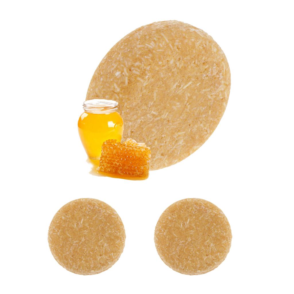 2pcs 55g Handmade Hair Shampoo Soap Natural Hair Care Wash Shampoo Honey