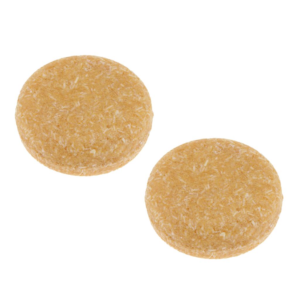 2pcs 55g Handmade Hair Shampoo Soap Natural Hair Care Wash Shampoo Honey