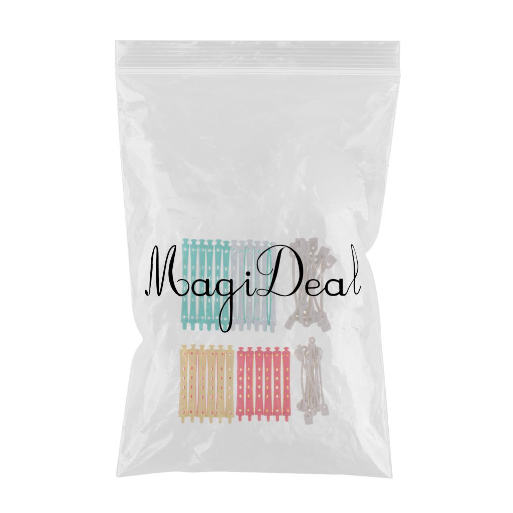 24 Pieces Hair Curler Clamps Hairdreser Perm Rods Hair Styling DIY Tools