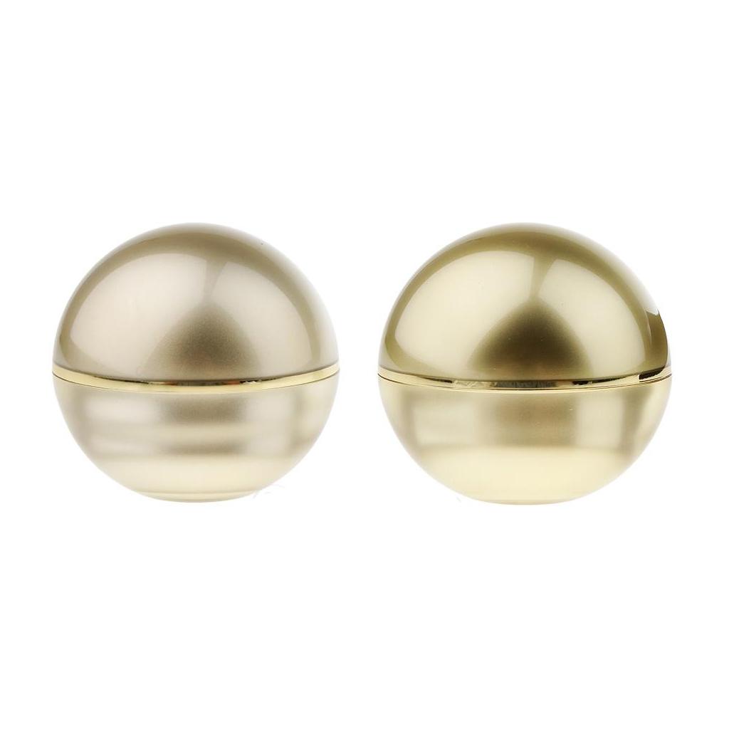 Ball Shaped Cosmetic Container Makeup Cream Jars Serums Storage Box 15g/30g
