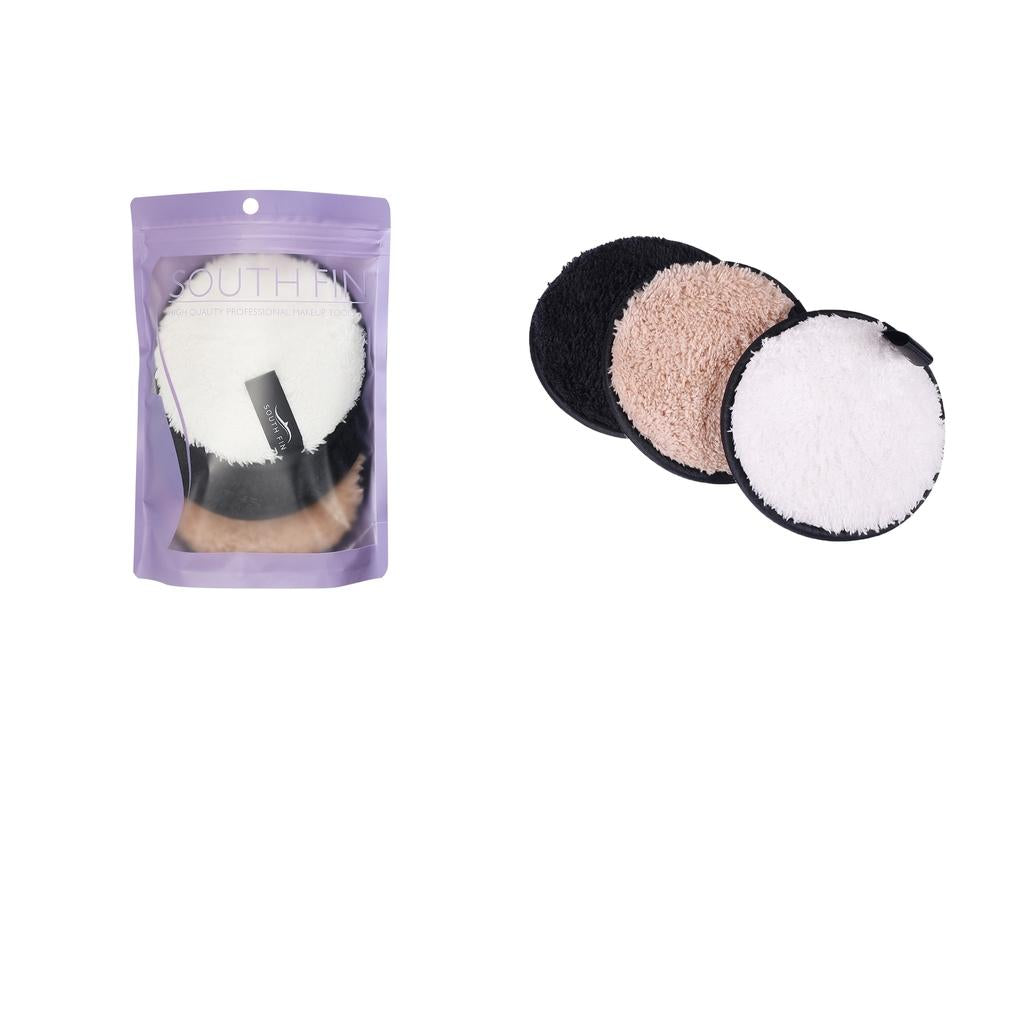 2x3 in 1 Reusable Makeup Remover Pads Cosmetic Facial Cleansing Puff Sponges