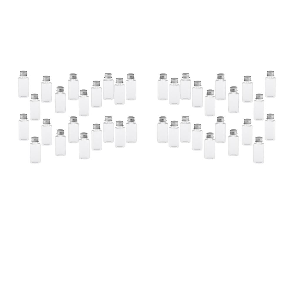 40 Pieces Empty Refillable Bottles for Travel Makeup Lotions Wash Shampoo