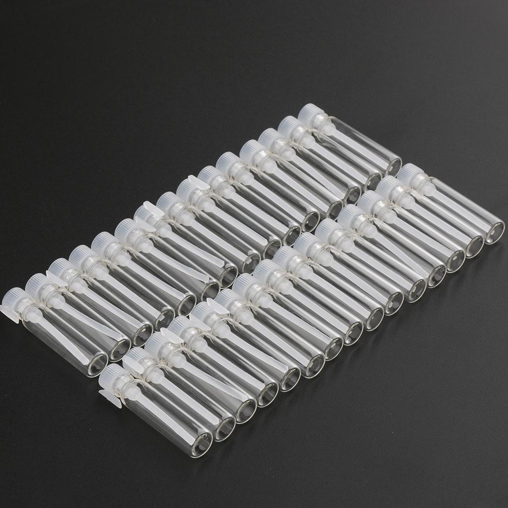 300X Mini Empty Perfume Trial Bottle Sample Vial Essential Oil Jar Cannings