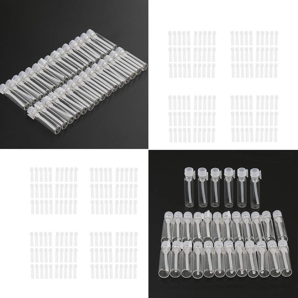 300X Mini Empty Perfume Trial Bottle Sample Vials Essential Oil Jar Cannings