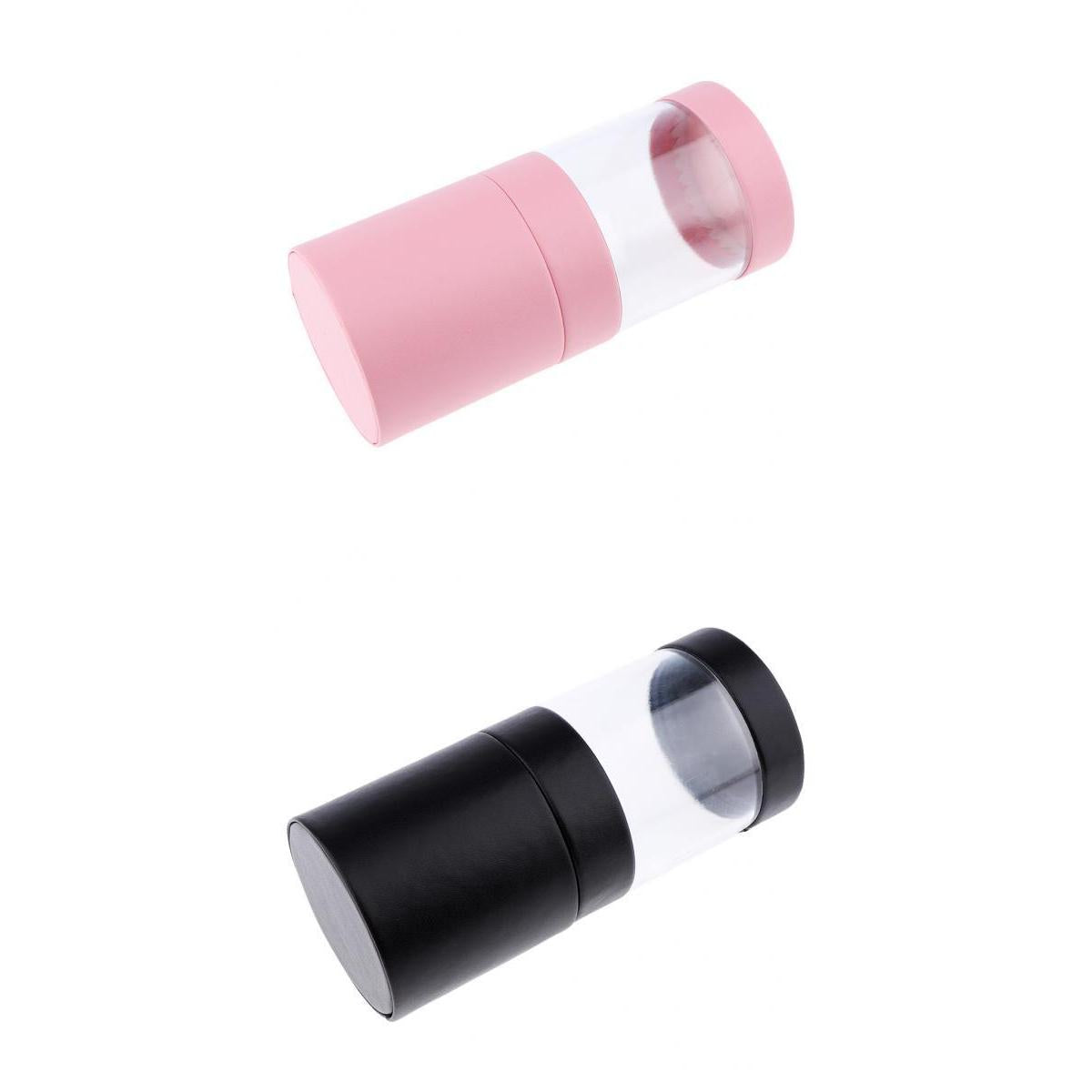 2Pcs Empty Storage Container Lipstick Tweezer Makeup Brush Holder Case Box
