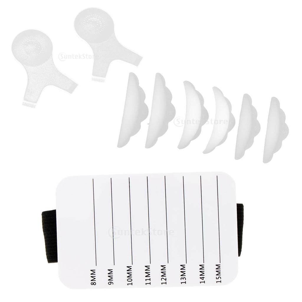 9pcs/set Eyelash Lift Perming Y Shape Brush Lash Extension Holder+Perm Comb