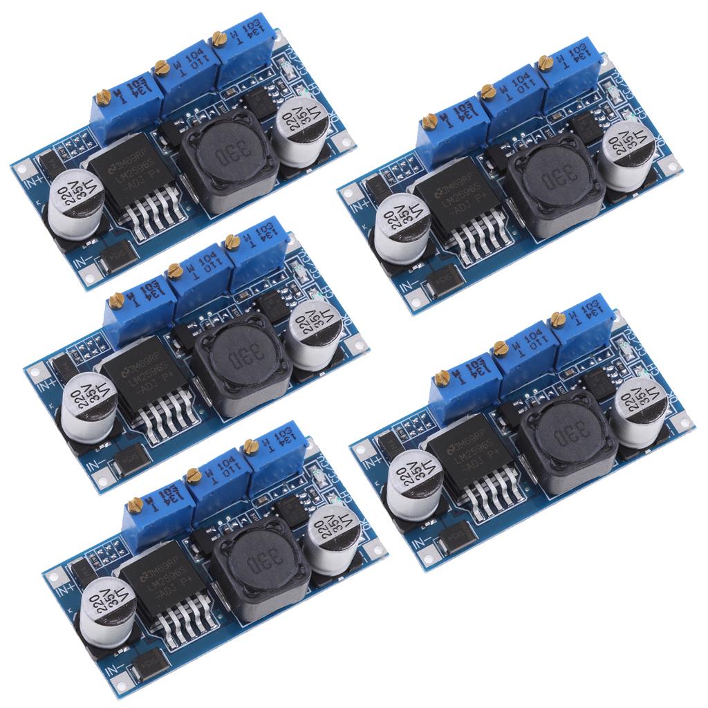 5x DC-DC LM2596 Adjustable Power Supply CC-CV Module LED Regulator