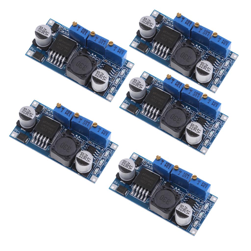 5x DC-DC LM2596 Adjustable Power Supply CC-CV Module LED Regulator
