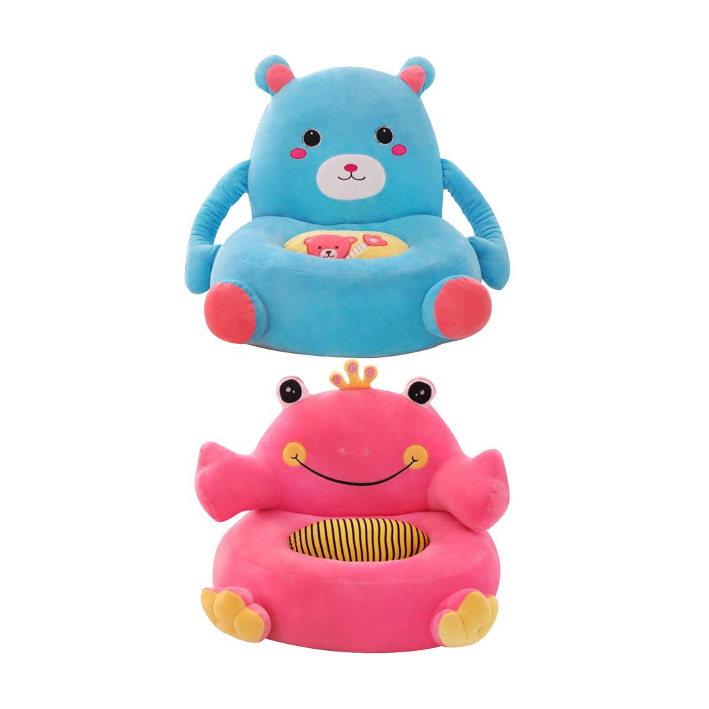 2Pcs Soft Plush Animal Shape Foot Stool Cover with Chair Leg Socks Pink Frog