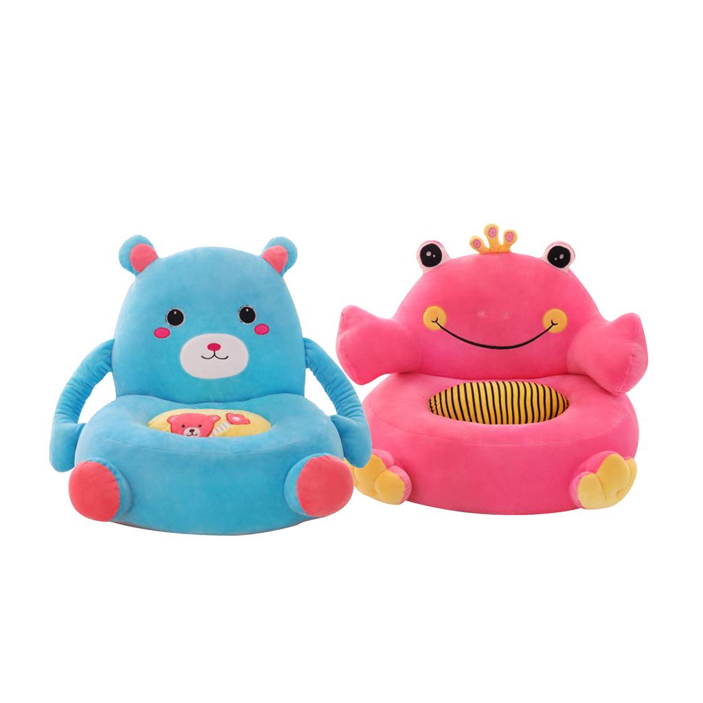 2Pcs Soft Plush Animal Shape Foot Stool Cover with Chair Leg Socks Pink Frog