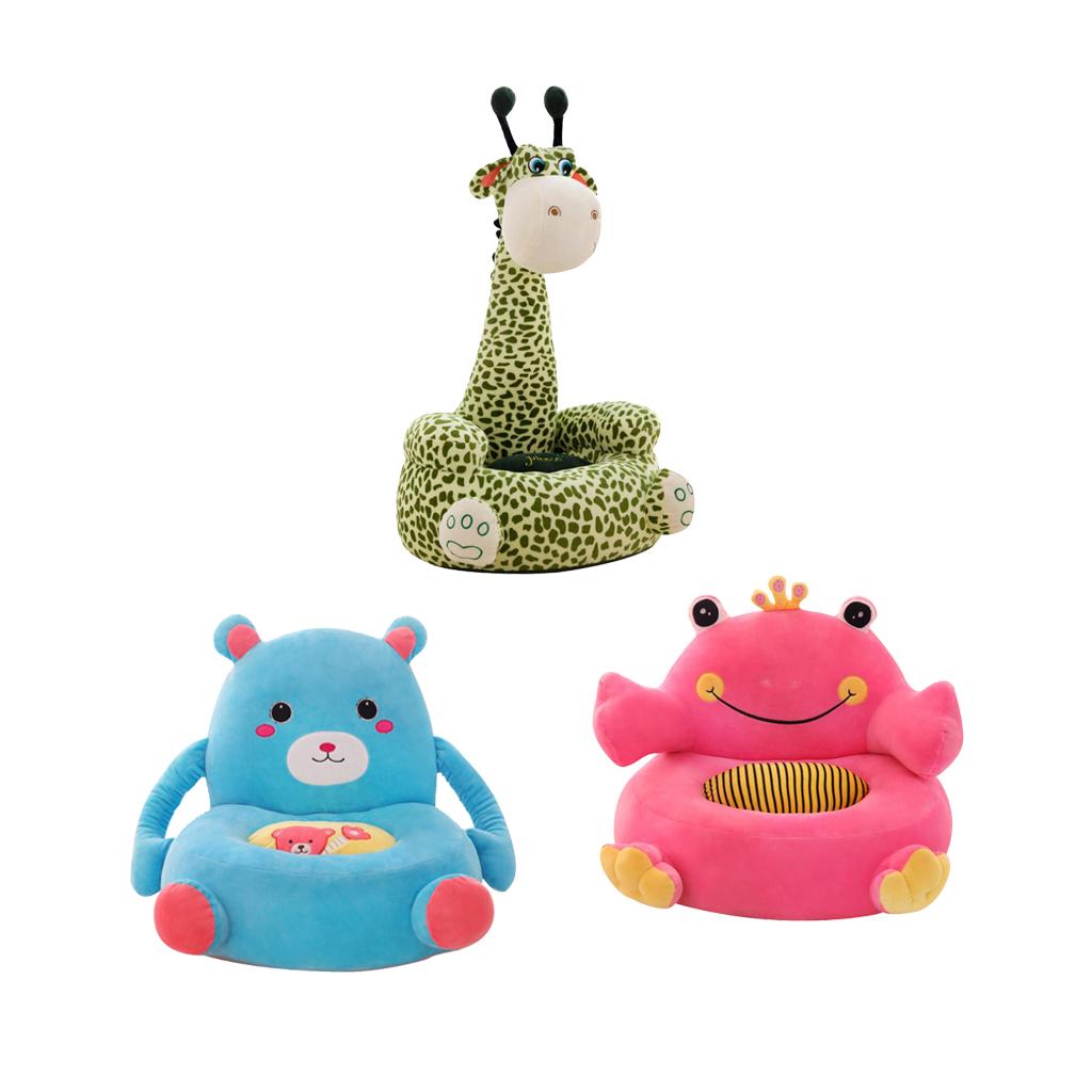 3Pcs Soft Plush Animal Shape Foot Stool Cover with Chair Leg Socks Pink Frog