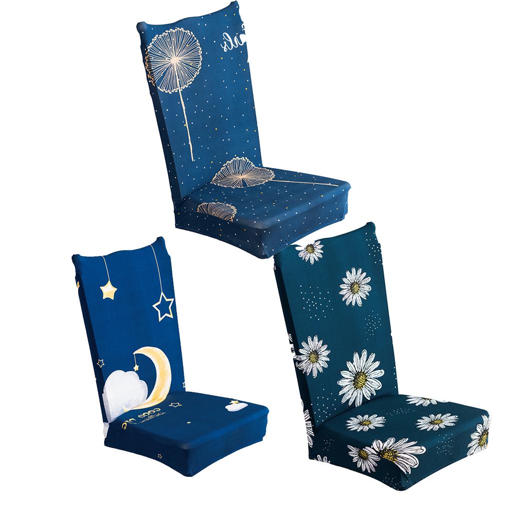 3Pcs Dining Room Chair Cover Seat Protector Banquet Chair Slipcover