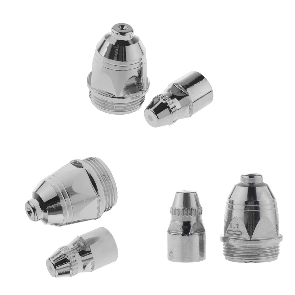 3x P-80 Plasma Cutter Nozzle Torch Electrode Welding 1.7 Hole Cutting Nozzle