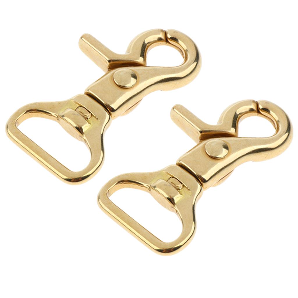 2x Lobster Clasp Hook Keychain Swivel Trigger Snap Hook Buckle Finding 20mm