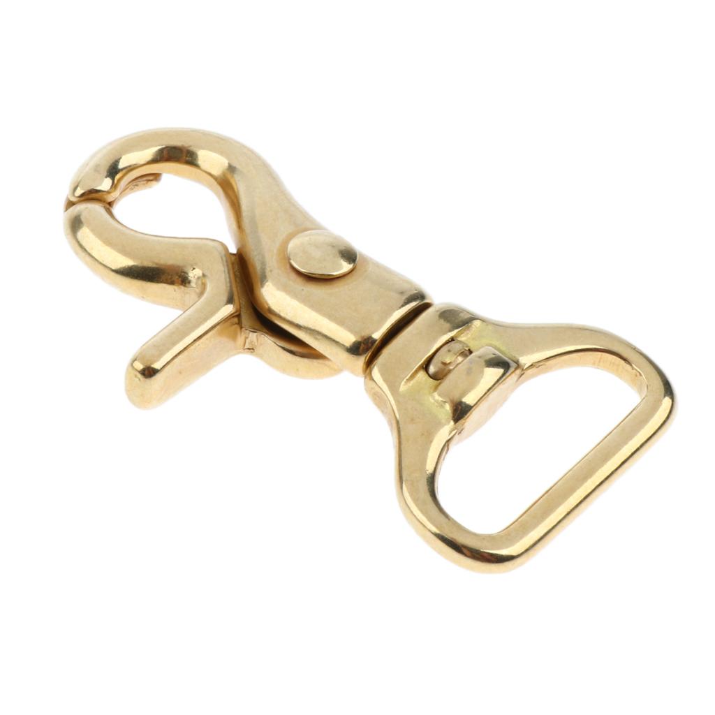 2x Lobster Clasp Hook Keychain Swivel Trigger Snap Hook Buckle Finding 20mm