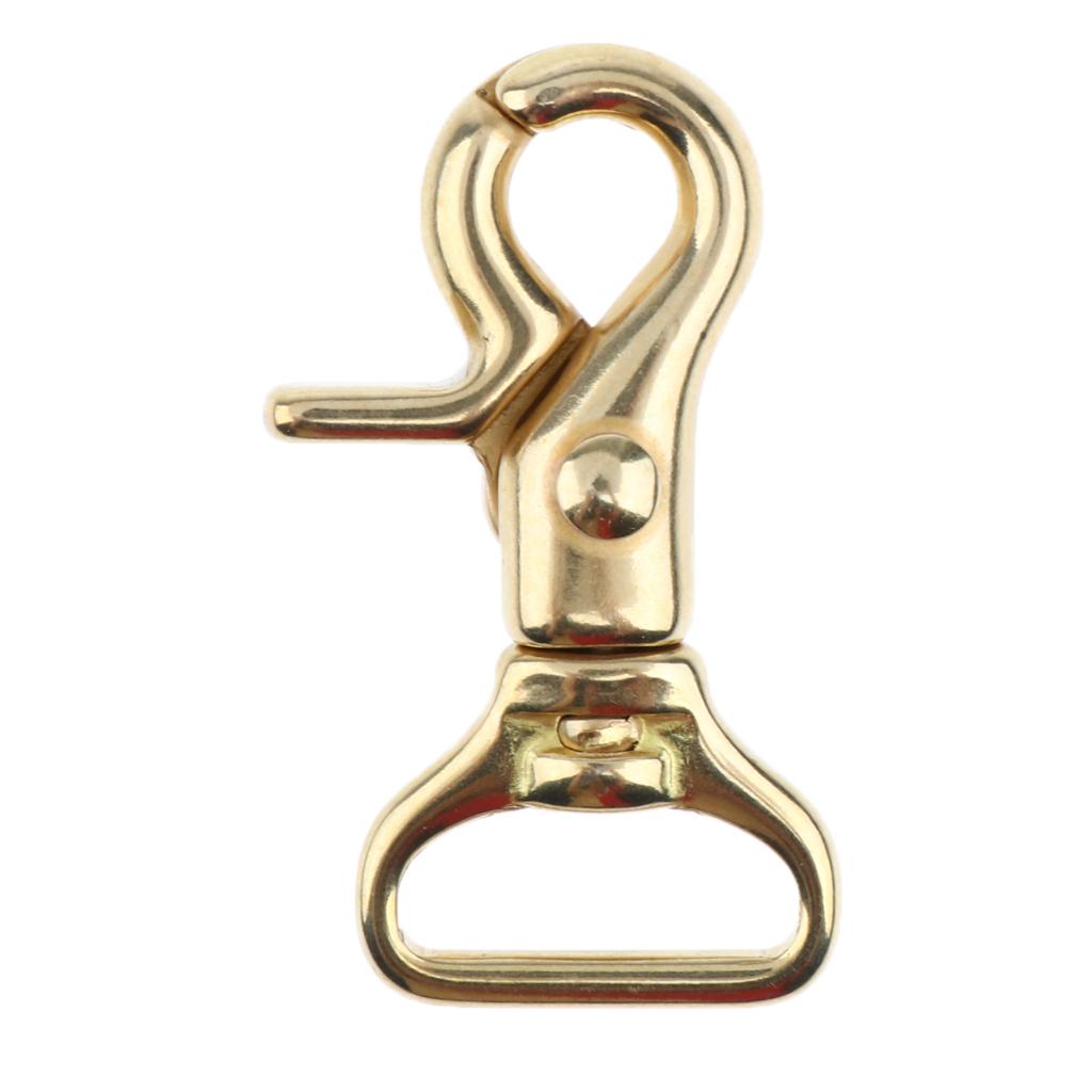 2x Lobster Clasp Hook Keychain Swivel Trigger Snap Hook Buckle Finding 20mm