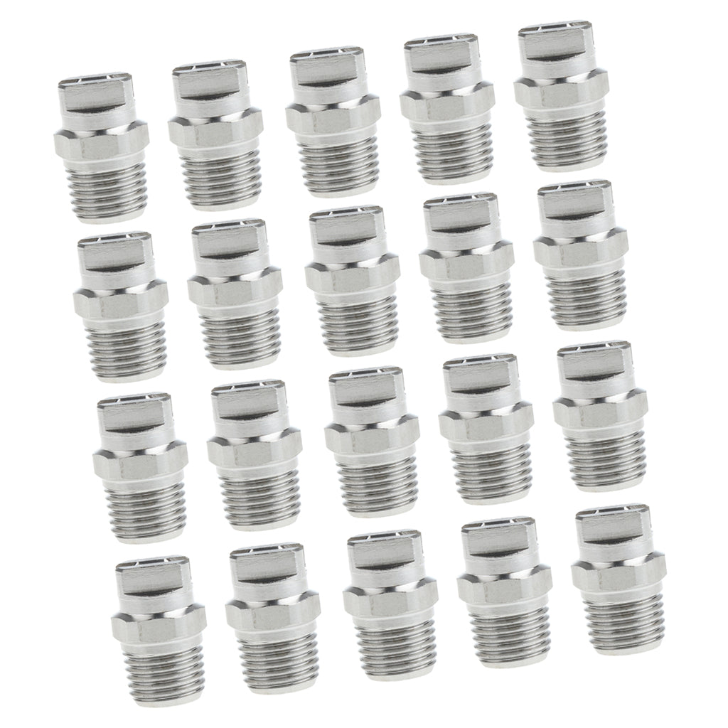 20 Pieces High Pressure Spray Nozzle Tip 1/4 Pressure Washer Accessories"