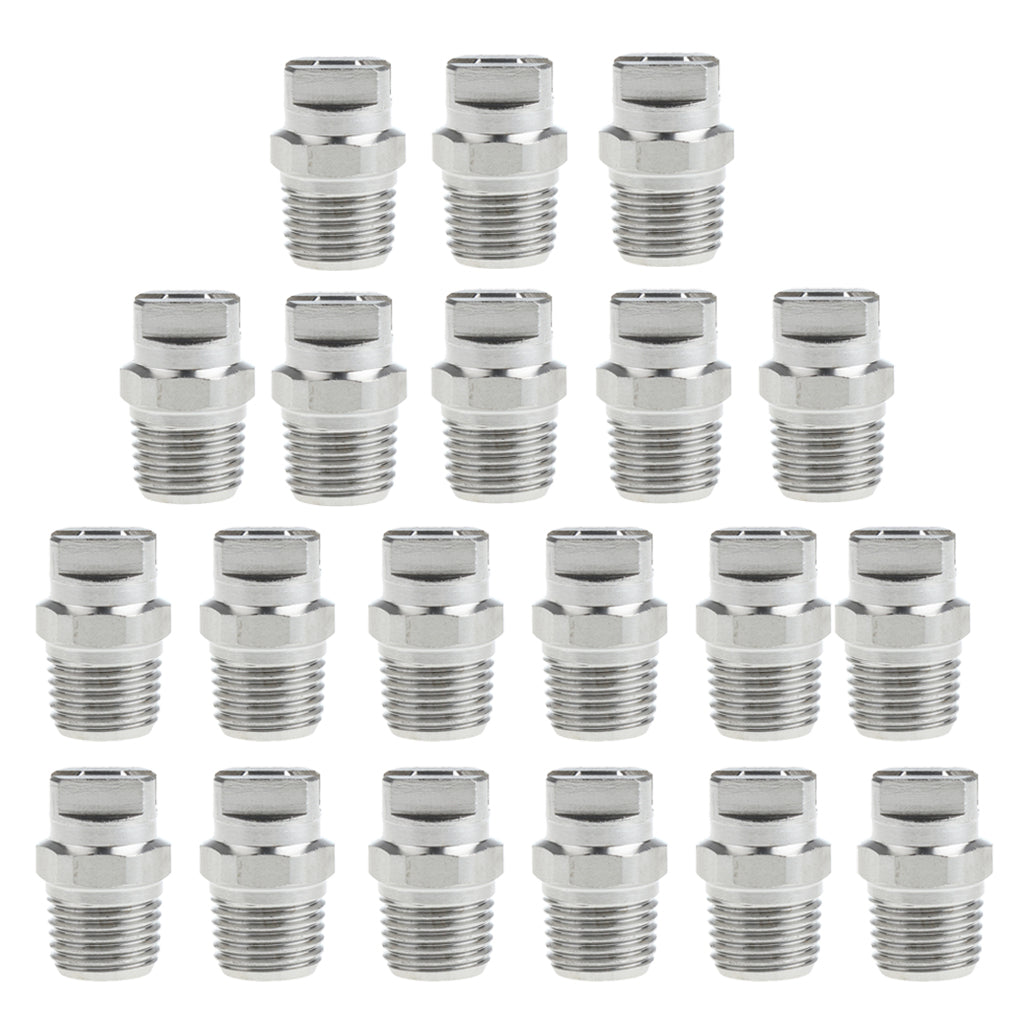 20 Pieces High Pressure Spray Nozzle Tip 1/4 Pressure Washer Accessories"