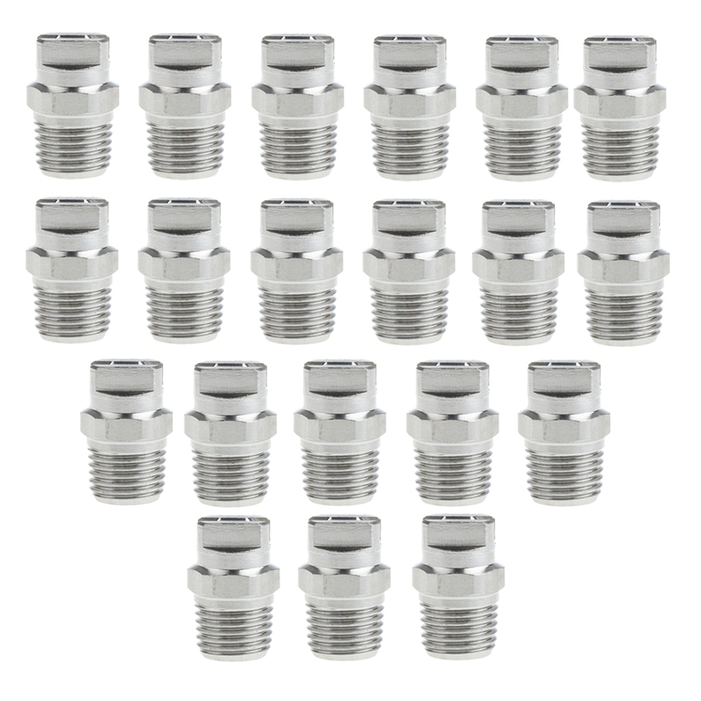 20 Pieces High Pressure Spray Nozzle Tip 1/4 Pressure Washer Accessories"