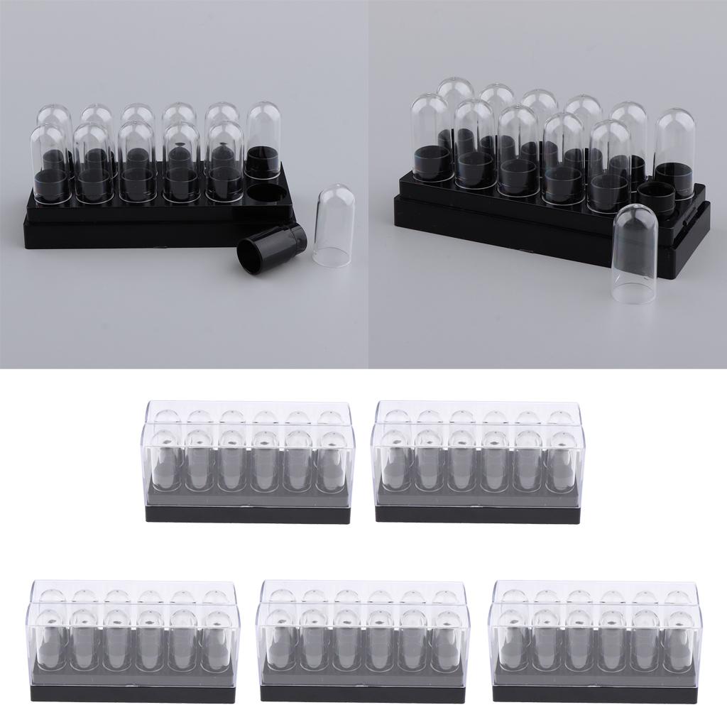 5x Empty Lipstick Tubes Lip Balm Container DIY Cosmetics Makeup Tools w/ Cap