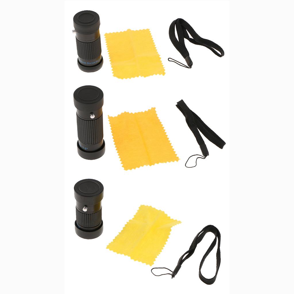 8x21/4x12/6x16 Extra Short Focus Optics Zoom Telescope Monocular Typoscope