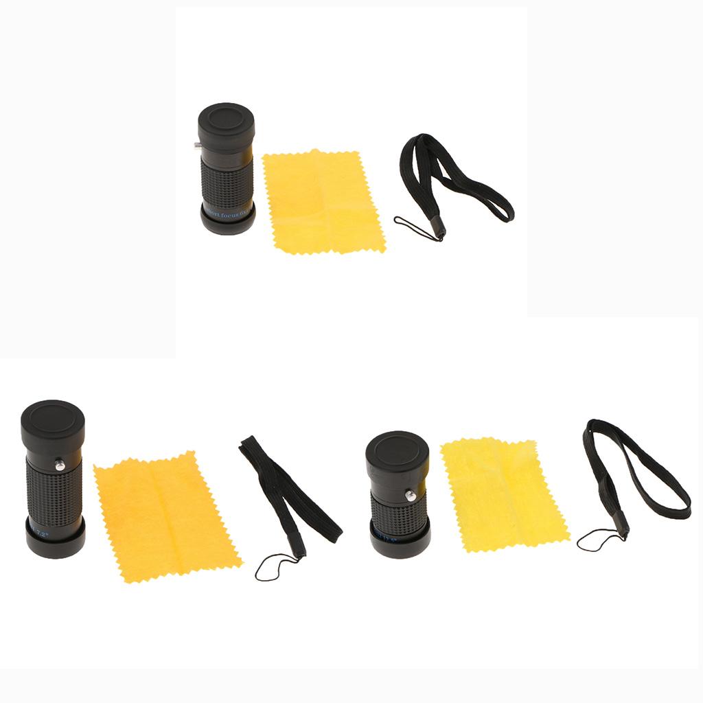 8x21/4x12/6x16 Extra Short Focus Optics Zoom Telescope Monocular Typoscope