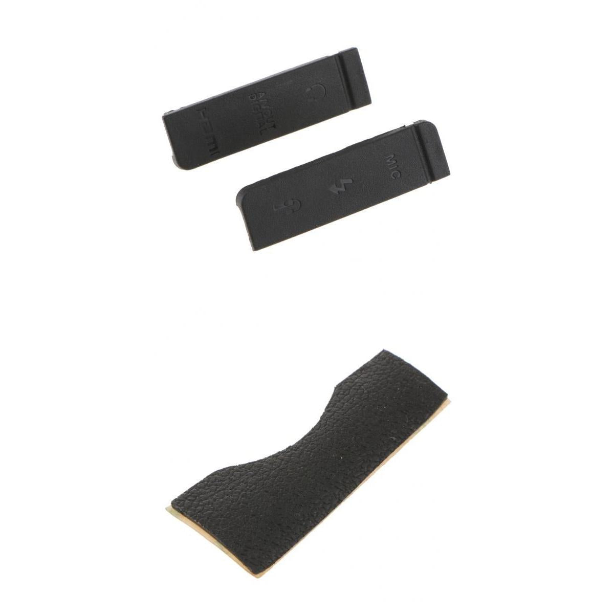 CF SD Card Socket Slot Skin Rubber Cover + USB Lid for 5D3/5D Mark III