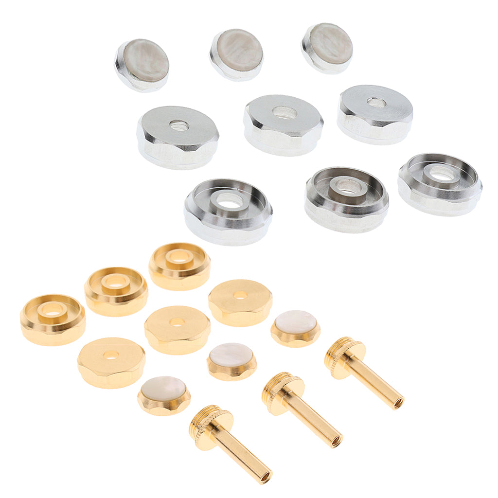 1 Set Trumpet Finger ButtonsAccessory & Trumpet Shell Inlaid Finger Buttons