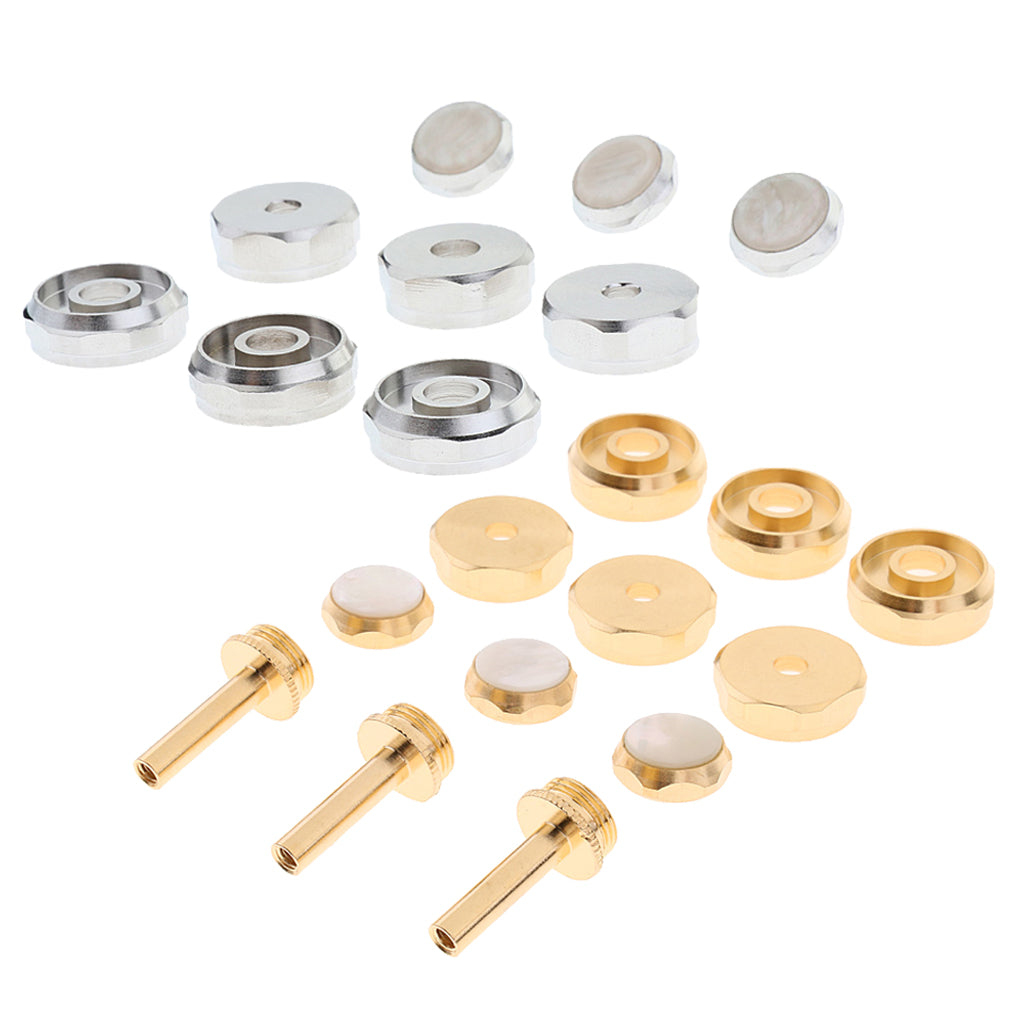 1 Set Trumpet Finger ButtonsAccessory & Trumpet Shell Inlaid Finger Buttons